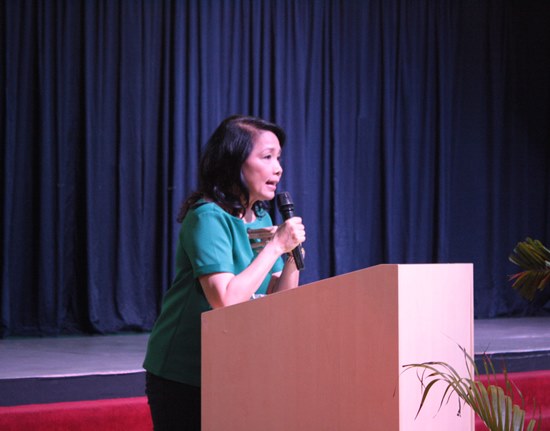 Foreign University International School Manila Philippines - Ms. Ida Henares, a parent of a SISFU student Matthew Henares