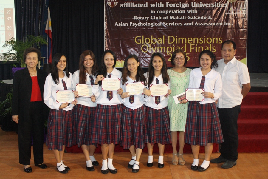 Foreign University International School Manila Philippines - SISFU’s Global Dimensions Olympiad Finals 2015