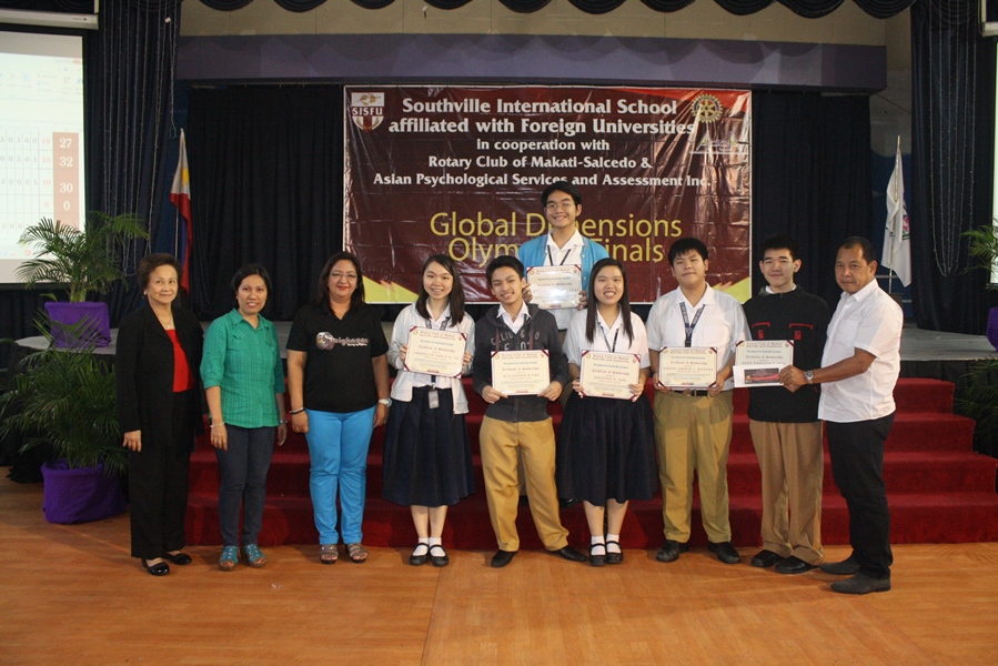 Foreign University International School Manila Philippines - SISFU’s Global Dimensions Olympiad Finals 2015