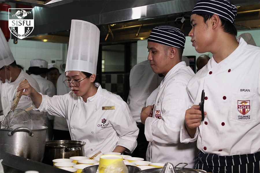 Okada Manila Executive Chef demonstrates Chinese cuisine cooking at SISFU