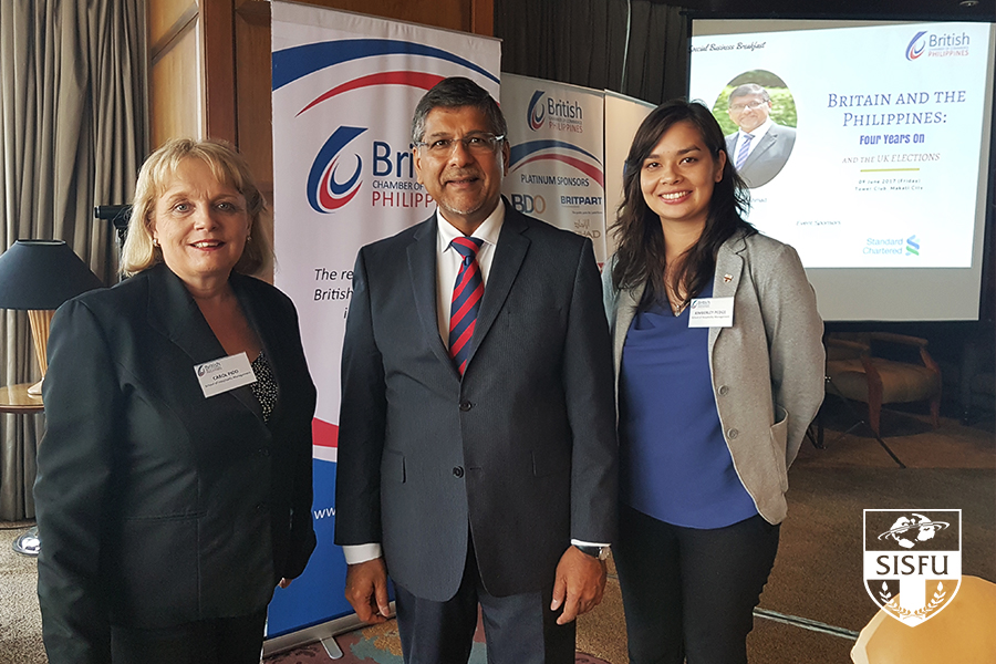 SISFU attends special business breakfast with Her Majesty’s Ambassador Asif Ahmad